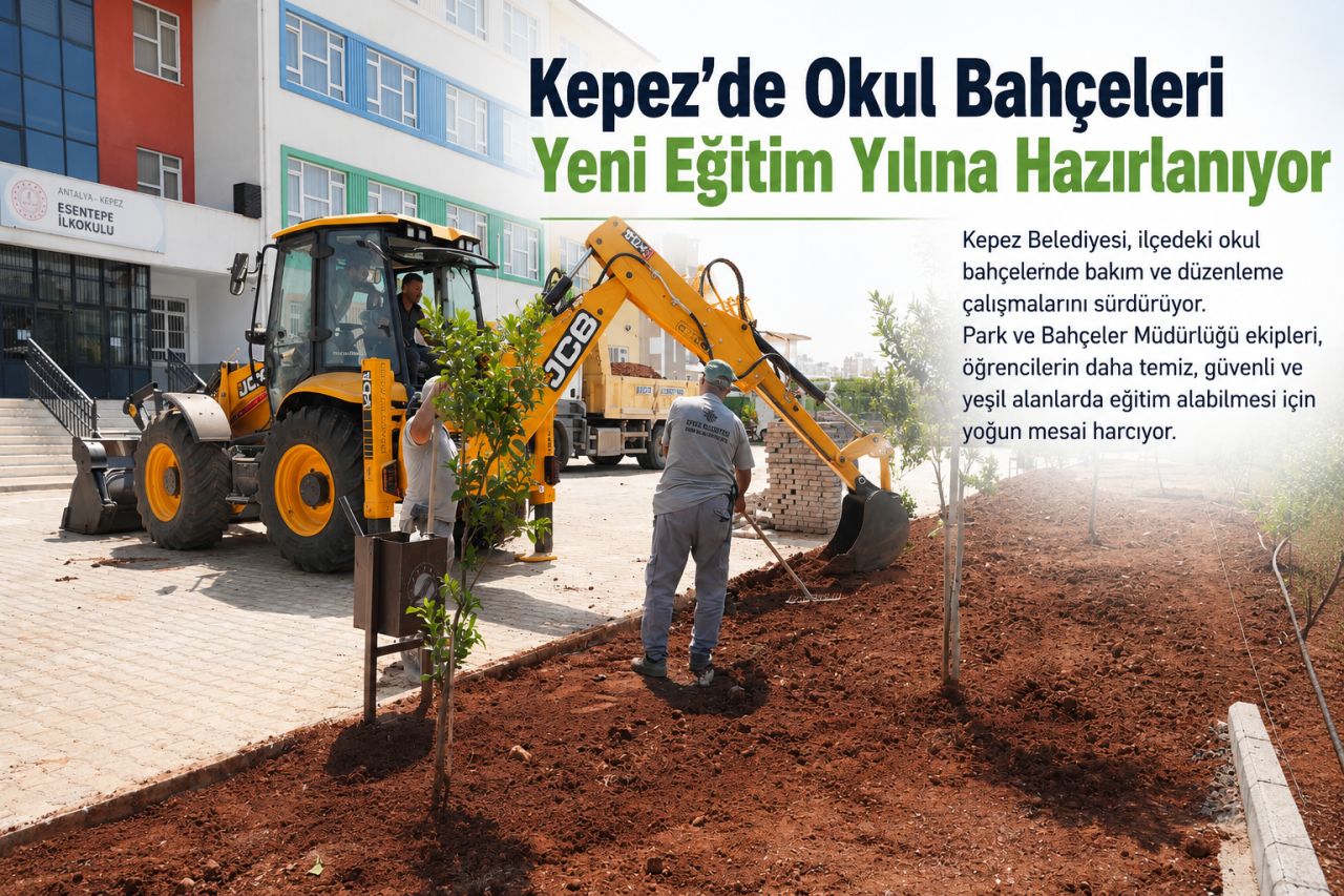 Kepez’de Okullara Yeni Eğitim Yılı Öncesi Bakım