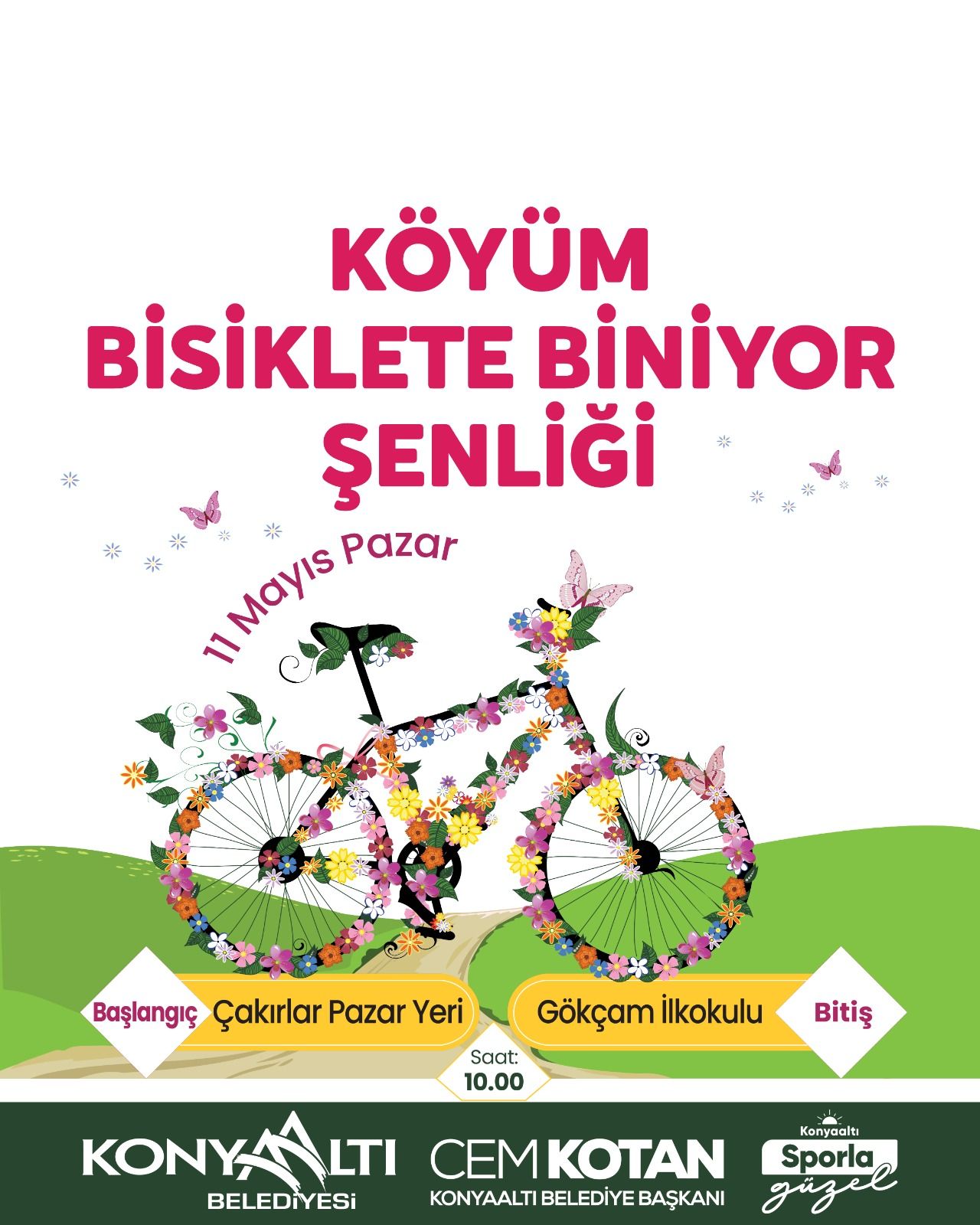 Köyüm Bisiklete Biniyor Şenliği