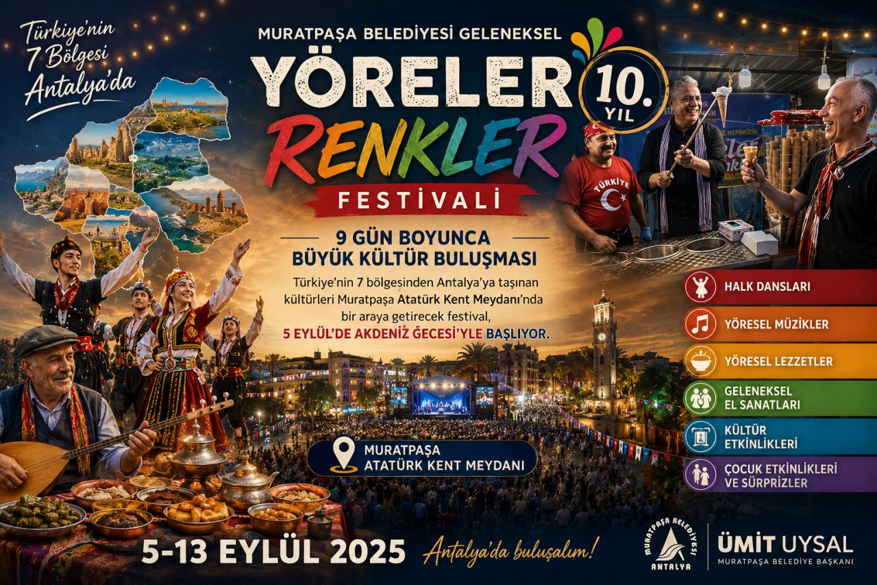 Kültür ve Sanat Antalya’yı 9 Gün Boyunca Saracak