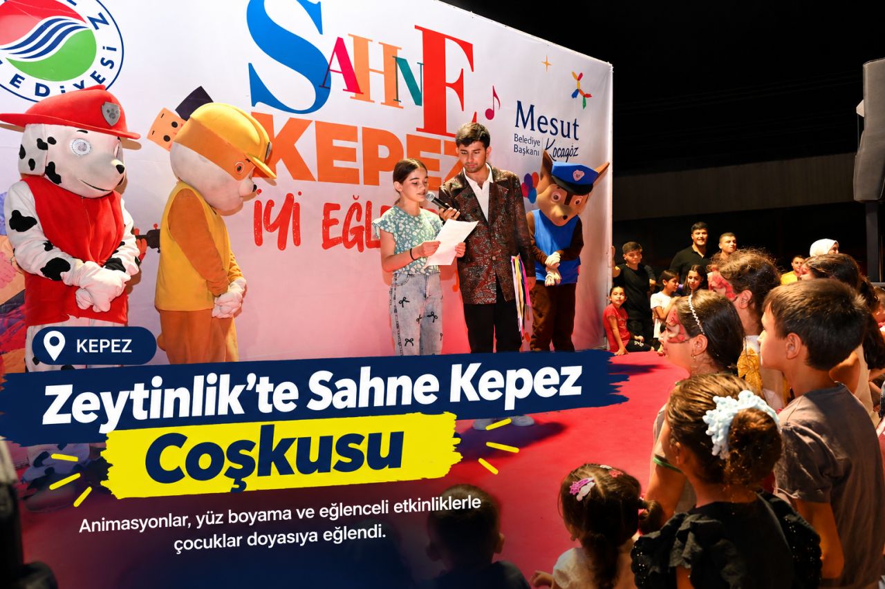 Sahne Kepez’le Çocuklara Neşe