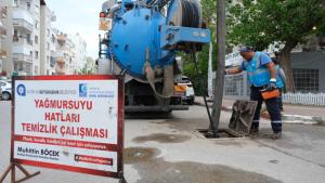 ASAT Yağmur Suyu Hattı Temizliğine Devam Ediyor