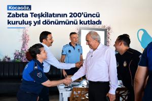 Kocagöz’den Zabıta’ya Kutlama