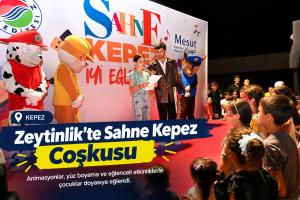 Sahne Kepez’le Çocuklara Neşe